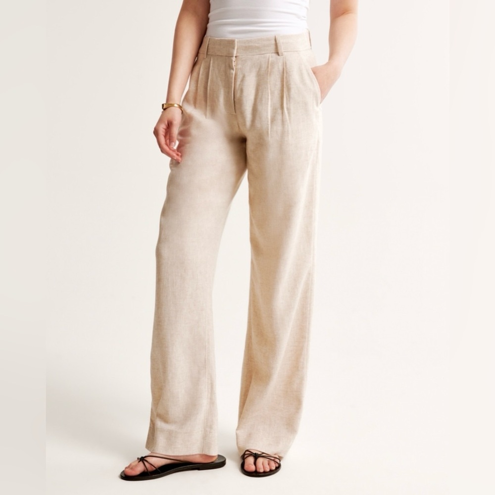 Abercrombie & Fitch Sloan Linen Pant